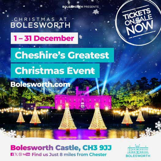 Chestertourist.com - Christmas at Bolesworth Castle Cheshire